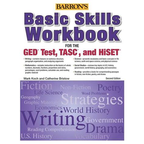 basic skills workbook barrons pre ged Reader